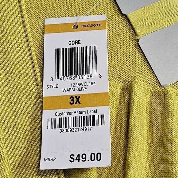 NWT Charter Club Open Cardigan Sweater - Picture 5 of 5